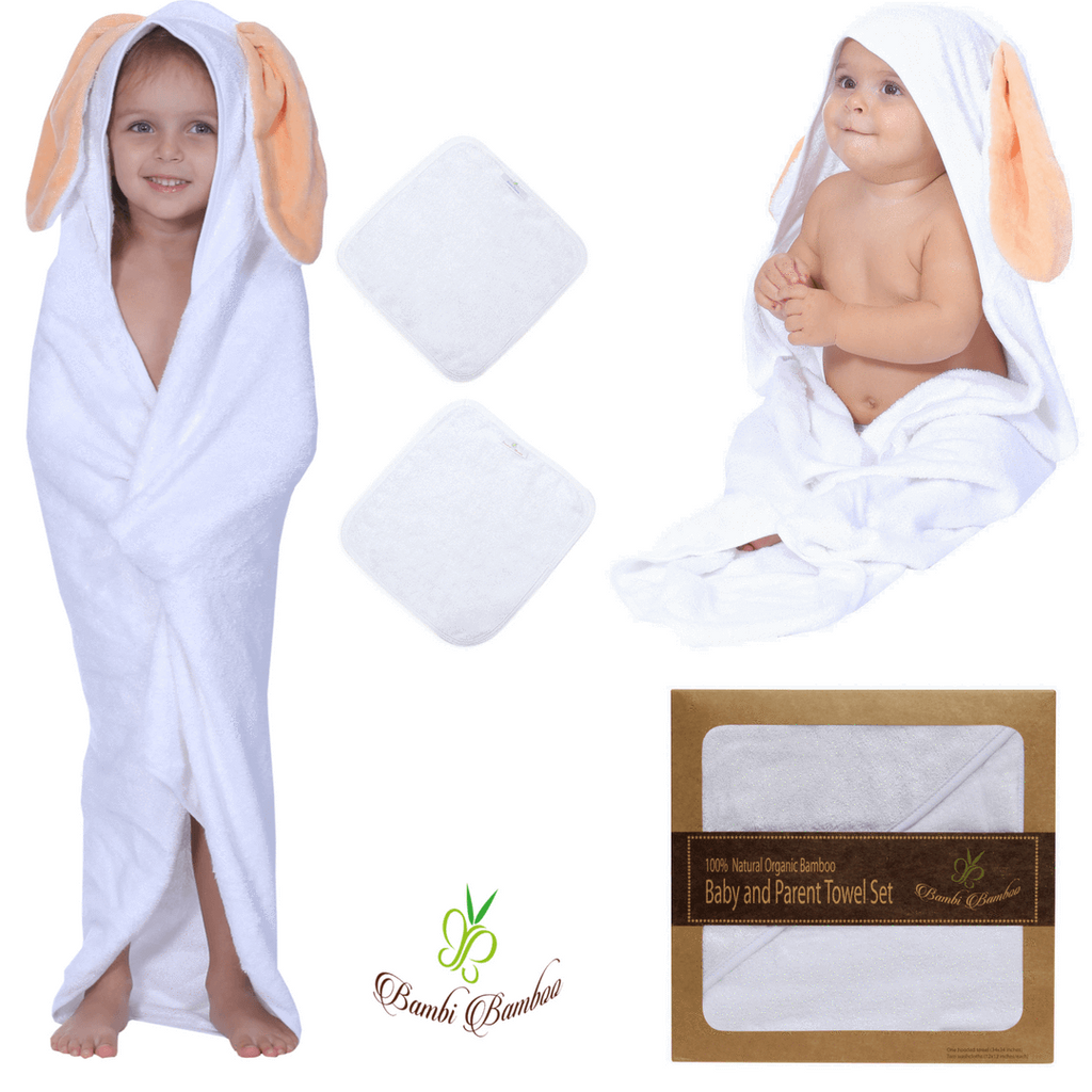 Amber Bunny Hooded Towel