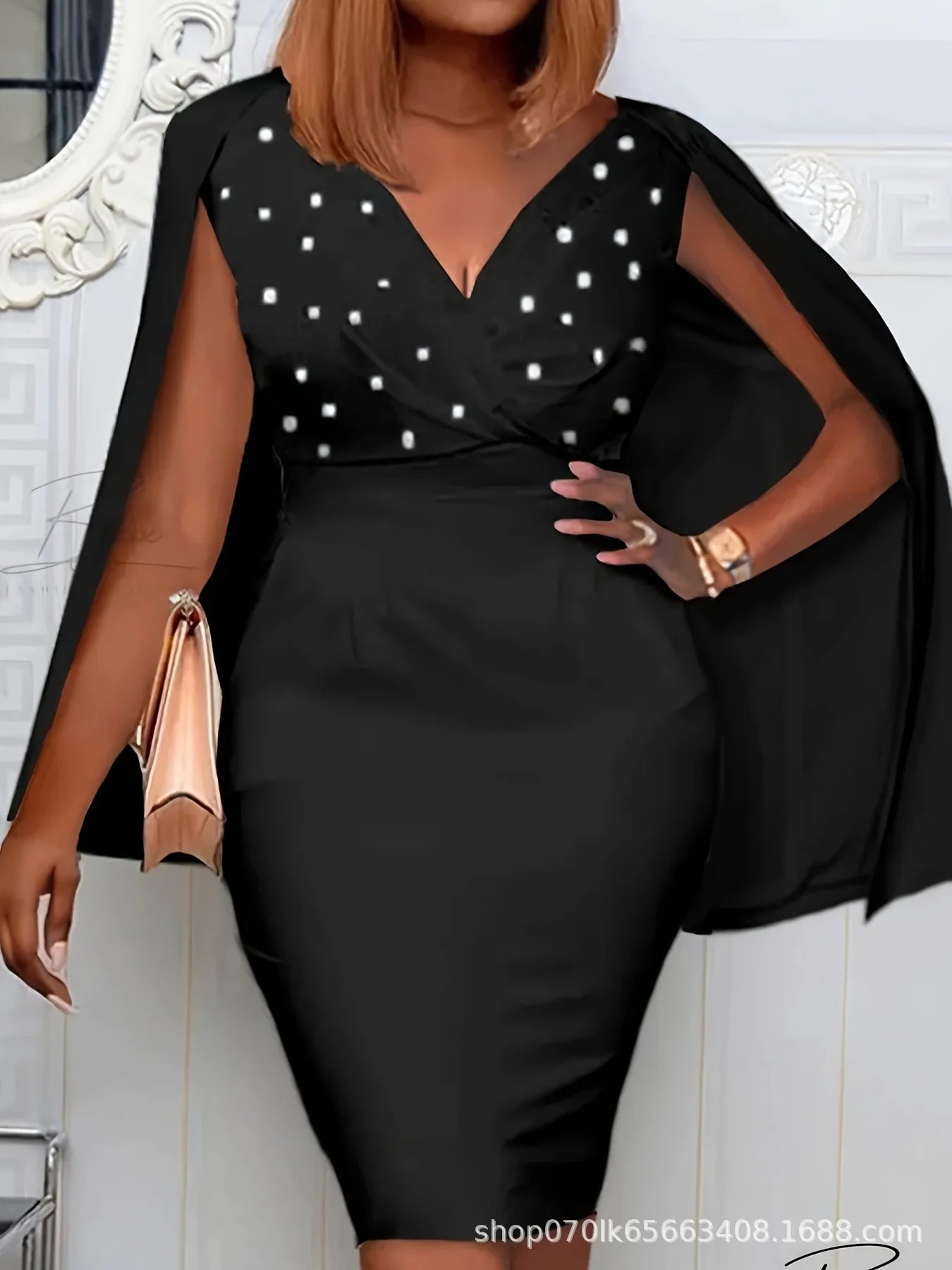 Elegant summer V-neck