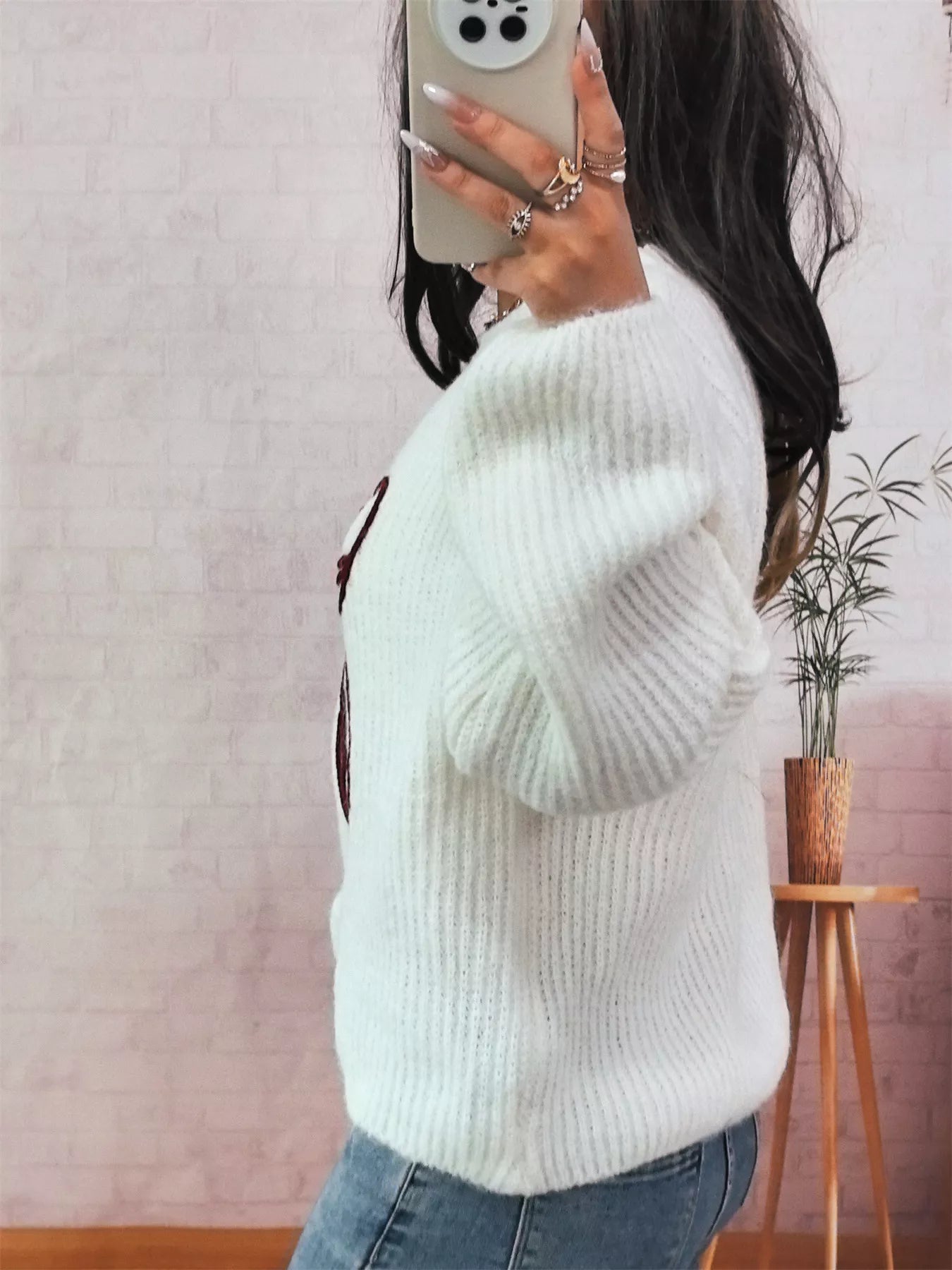Bow Round Neck Sweater