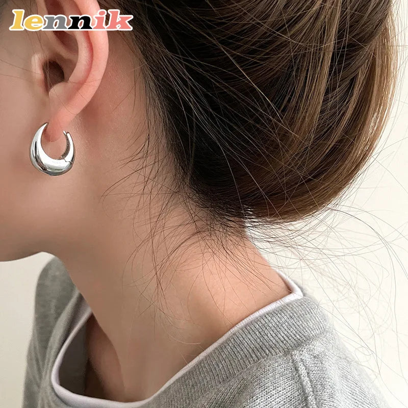 LENNIKOval Elegant Earrings