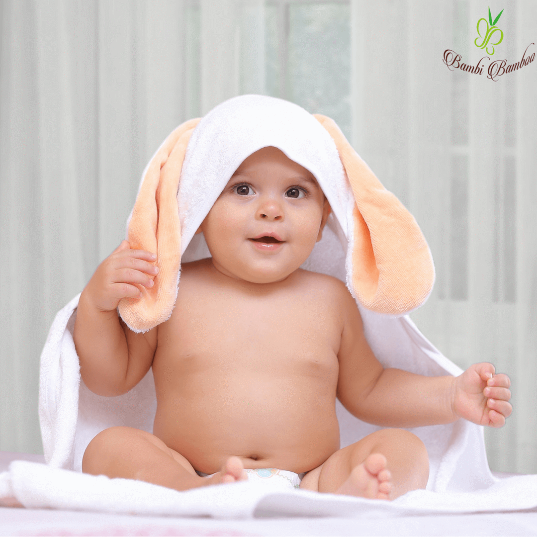 Amber Bunny Hooded Towel