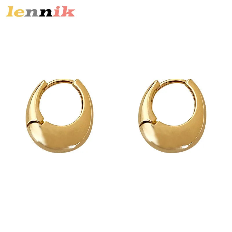 LENNIKOval Elegant Earrings