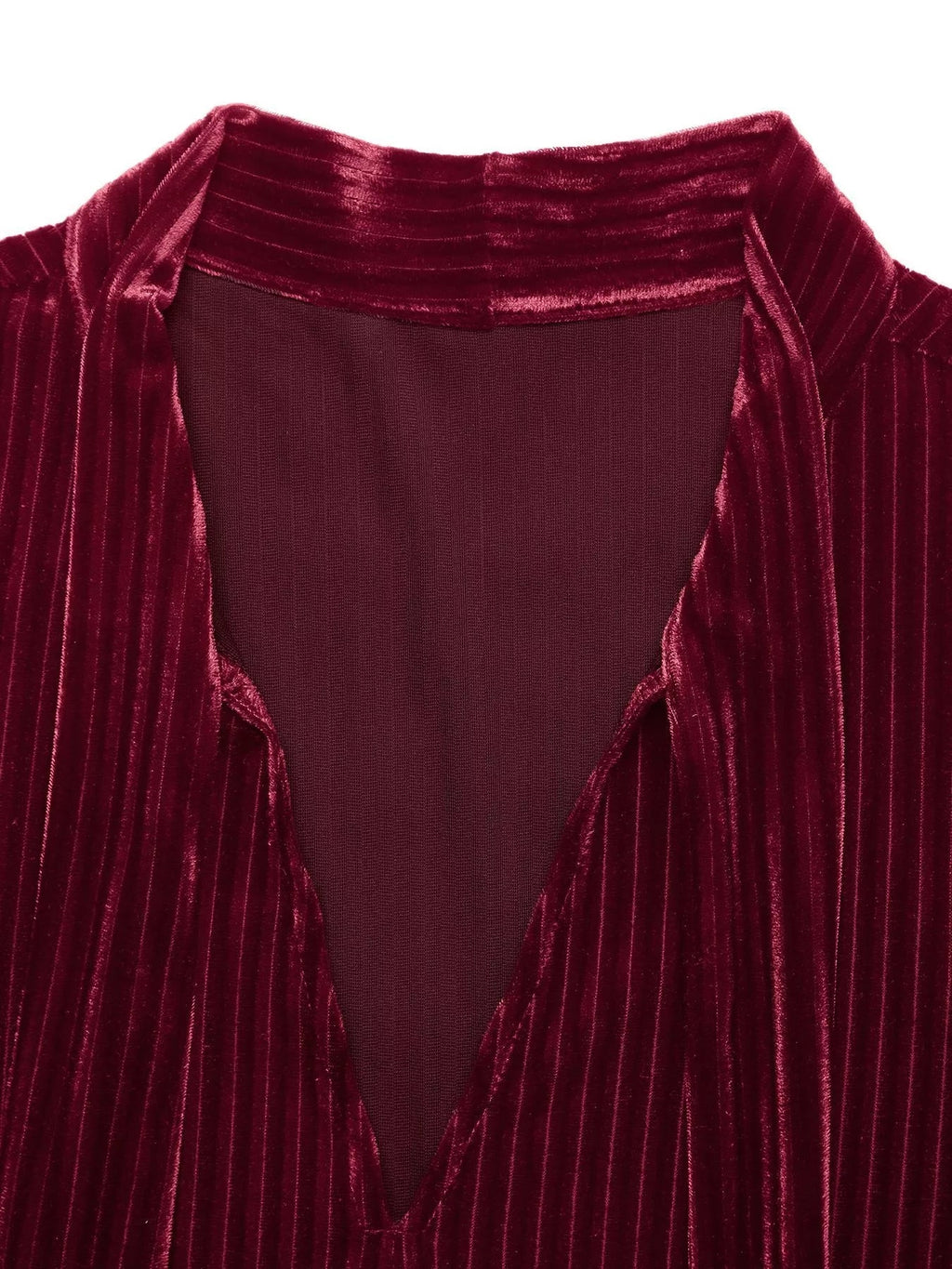 Velvet Tie Mini Dress