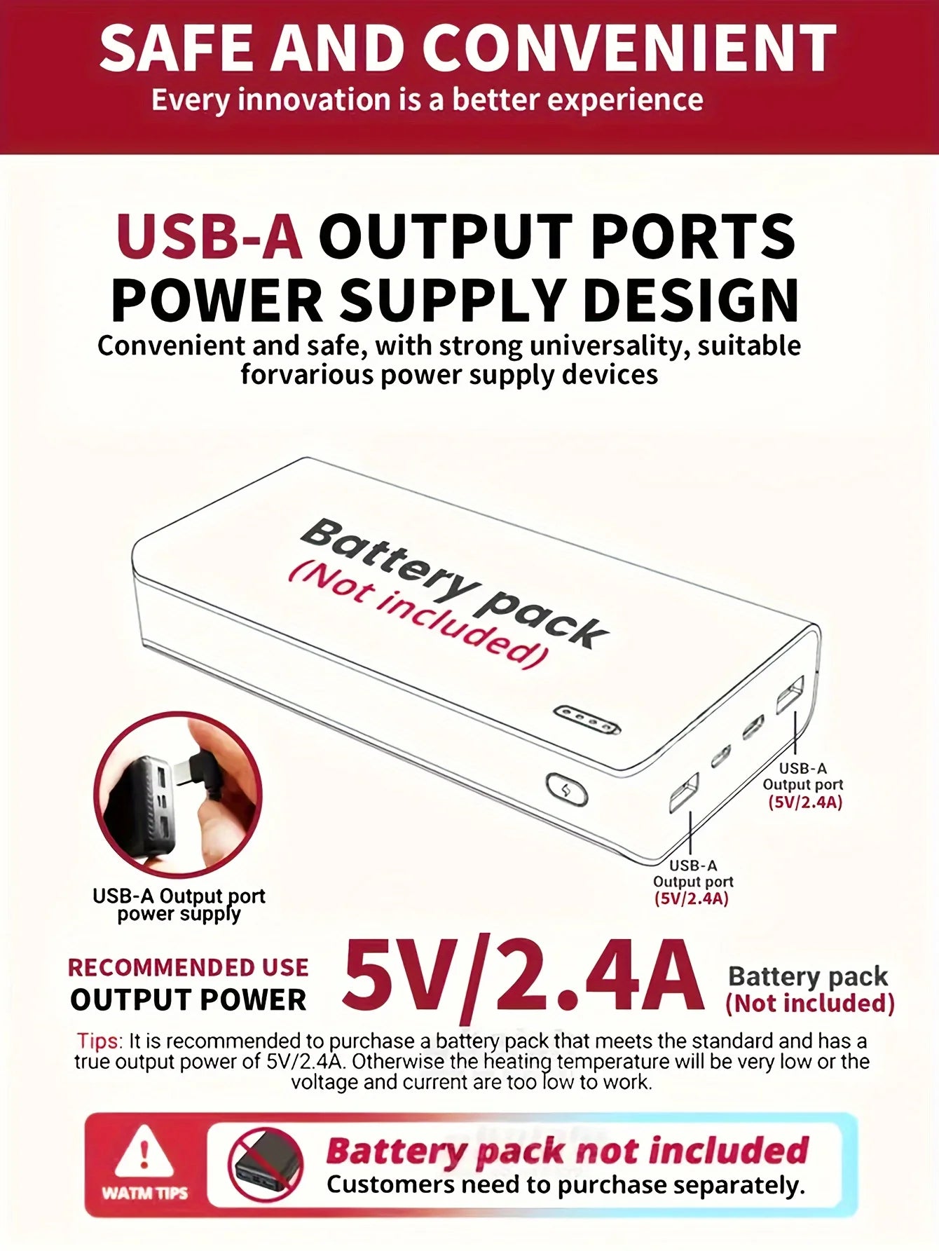 Unisex 8-Zone Heated V-Neck Hooded Jacket