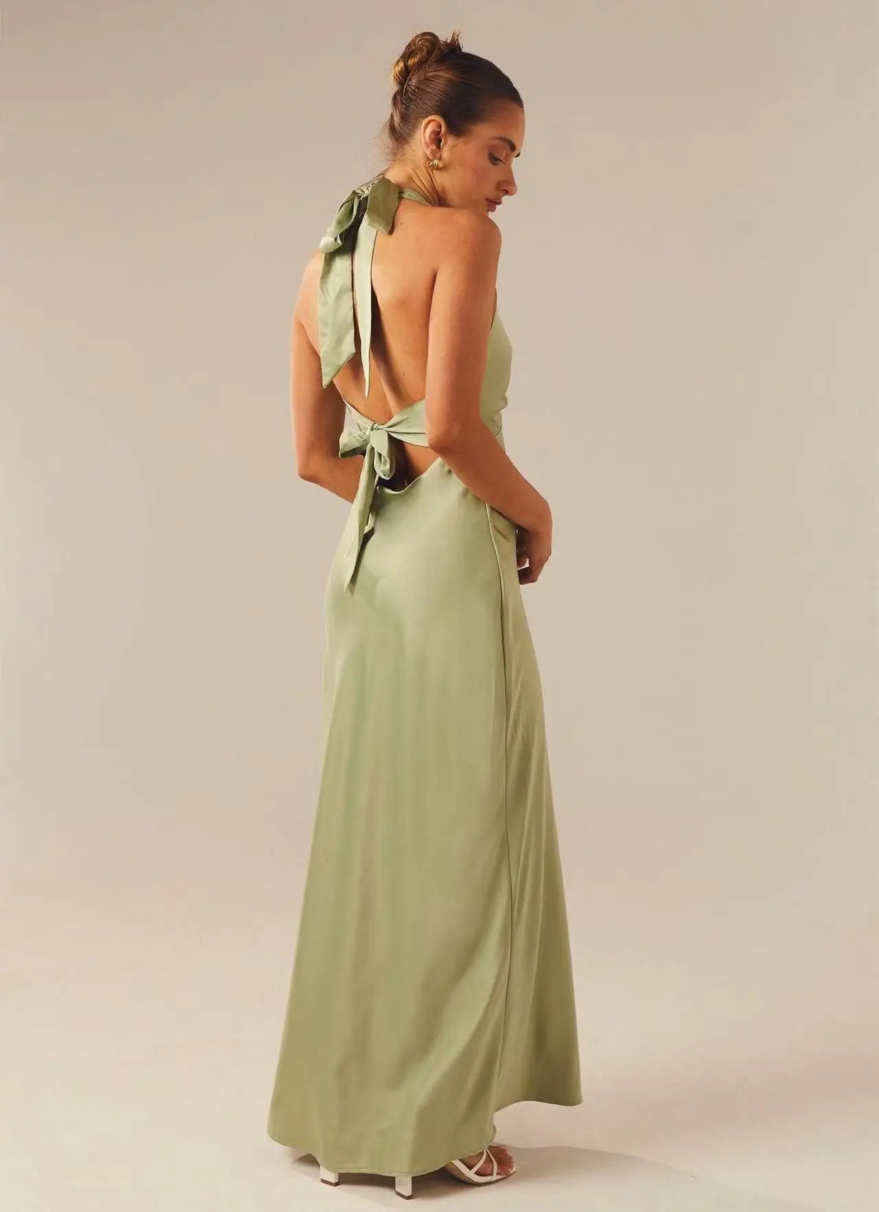 Sega Satin Bridesmaid Dress
