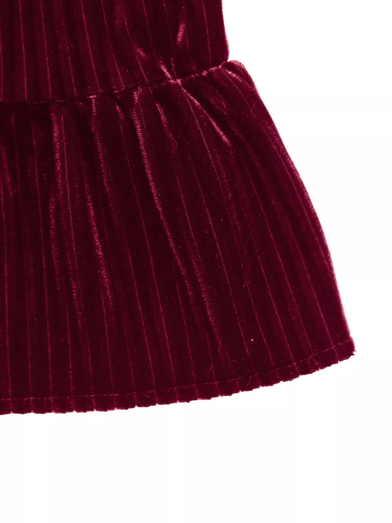 Velvet Tie Mini Dress