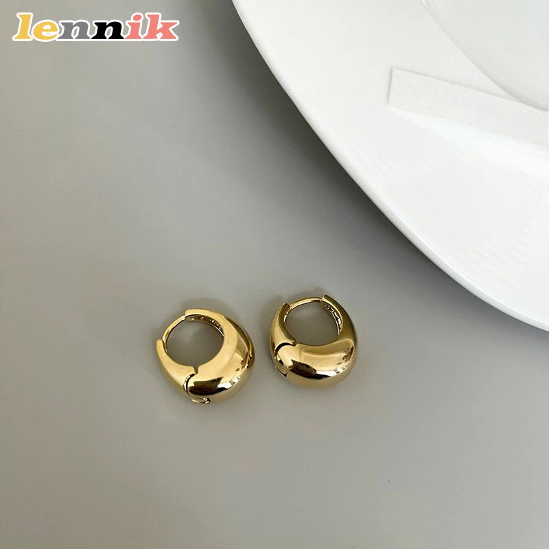 LENNIKOval Elegant Earrings