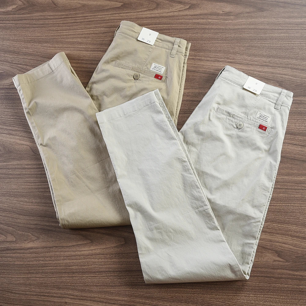 Men’s Retro Slim Chino Pants
