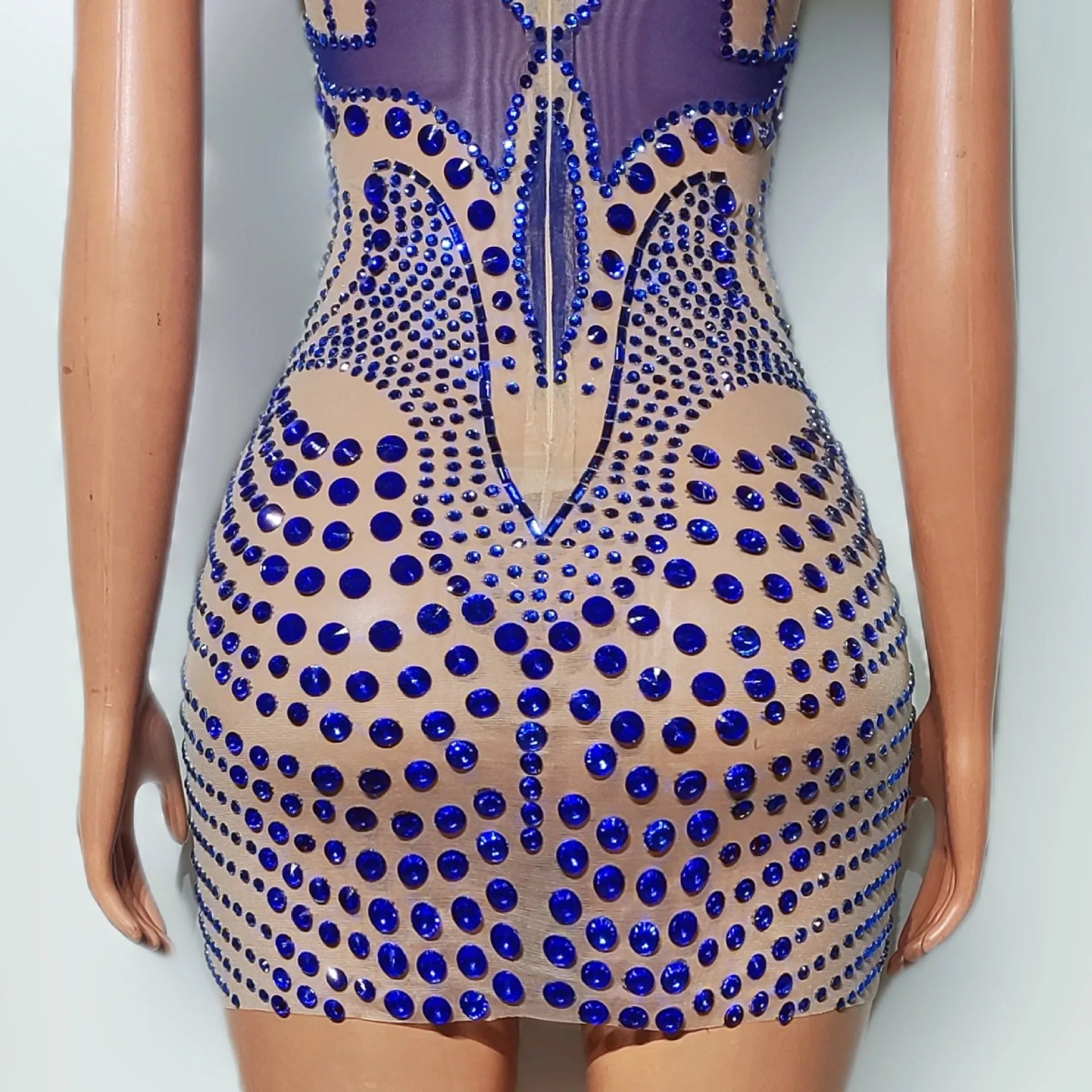 Sexy Mesh Mini Dress