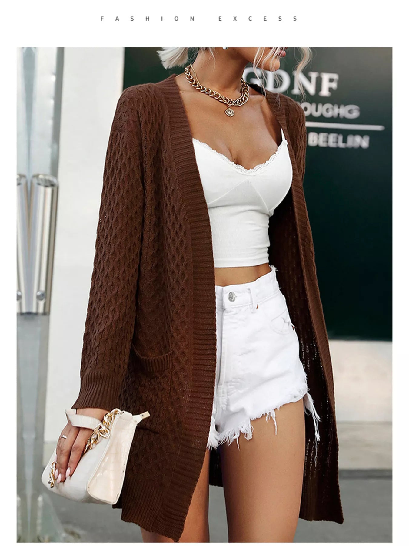 Cable Knit Cardigan