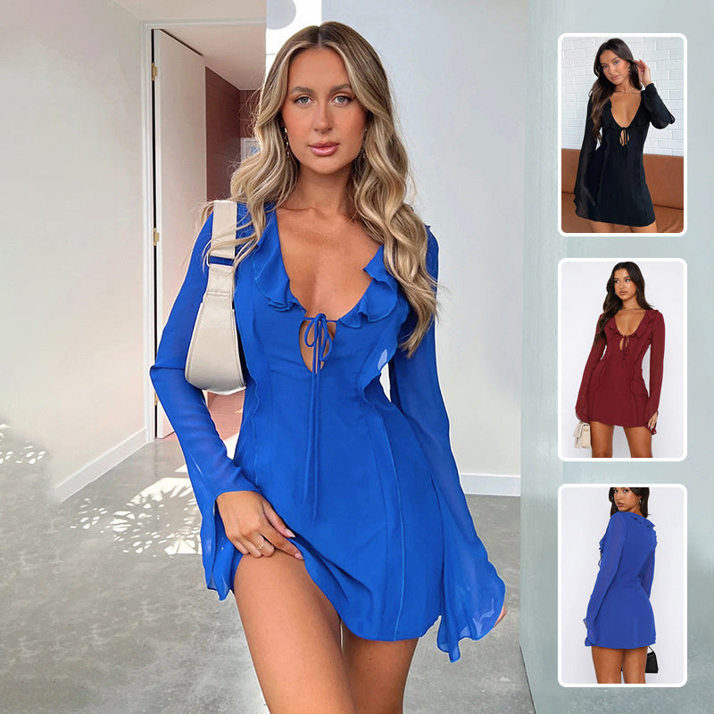 Sexy Ruffled Dress