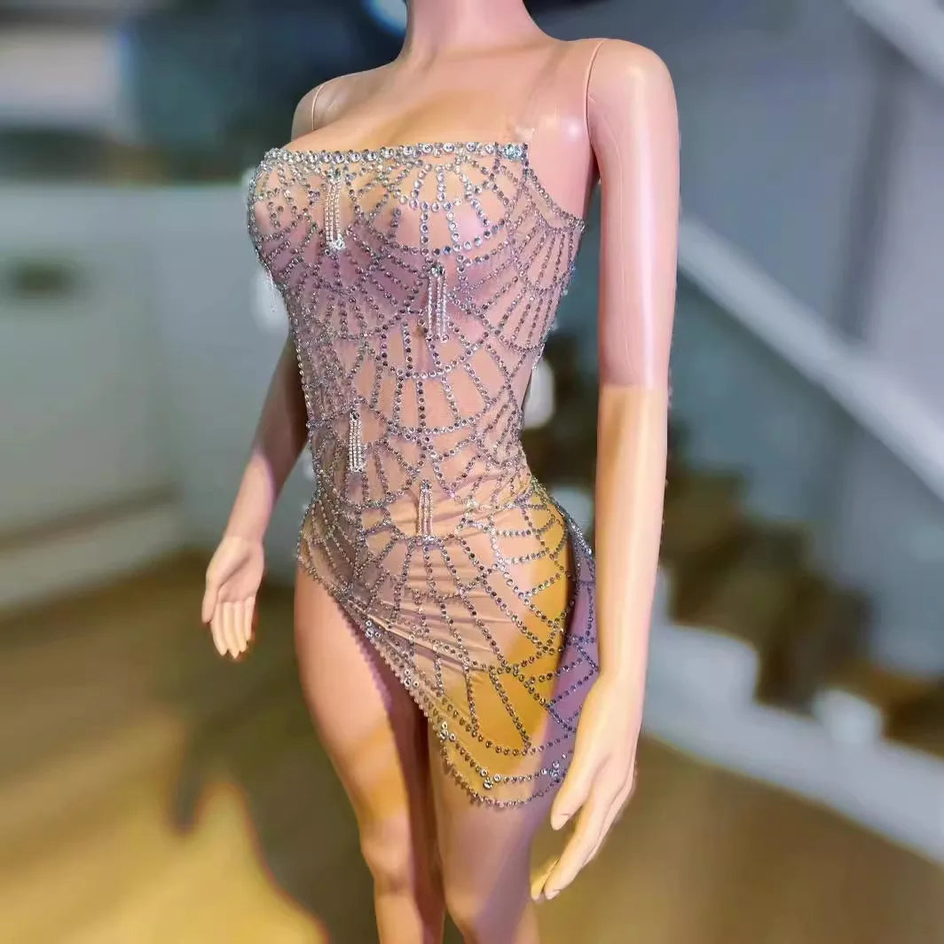 Sexy Mesh Tube Top