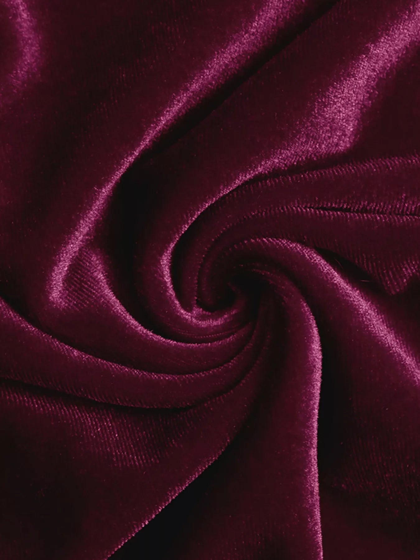 Velvet Slit Round Neck Dress