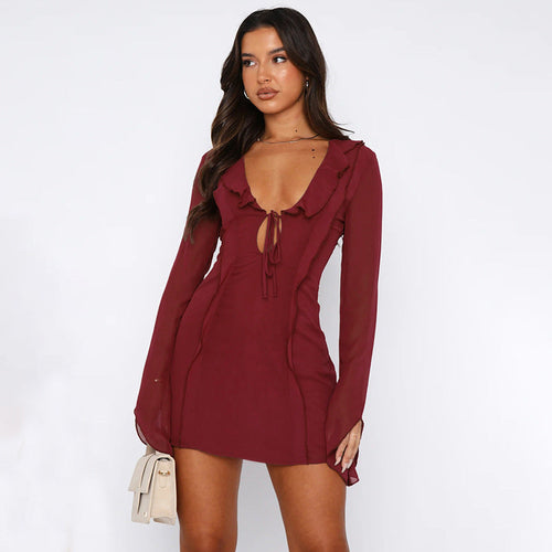 Sexy Ruffled Dress
