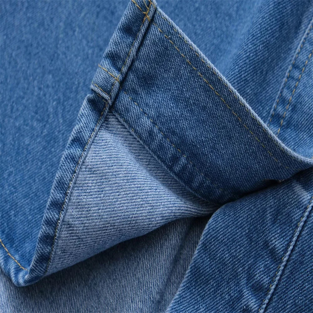 Denim shirt jacket