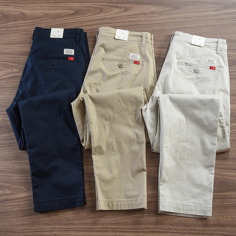 Men’s Retro Slim Chino Pants