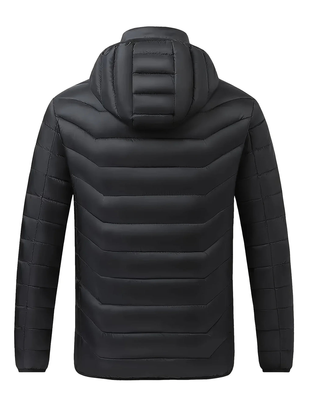 Unisex 8-Zone Heated V-Neck Hooded Jacket